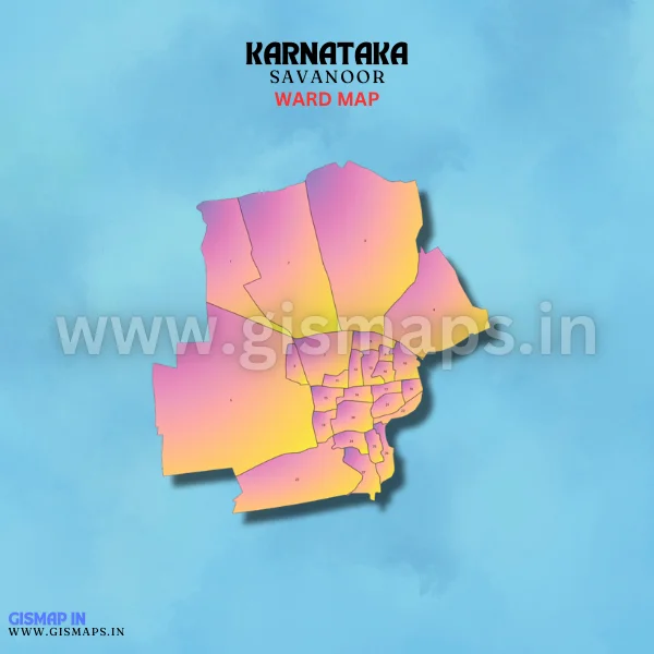 Savanoor Ward Map (Karnataka)